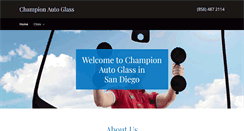 Desktop Screenshot of championautoglass.info